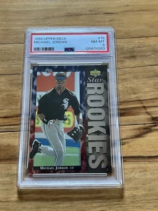 Michael Jordan Star Rookies 1994 Upper Deck #19 PSA 8 casi nuevo como nuevo White Sox  - Imagen 1 de 2