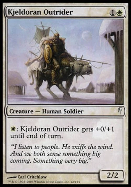 Kjeldoran Outrider - Medium Play MTG Coldsnap - Image 1 of 1