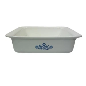 Cazuela vintage Corning Ware azul aciano 8X8X2 P-322 - Imagen 1 de 7