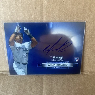 Wilin Rosario 2012 Bowman Sterling Auto Autograph  - Image 1 of 4