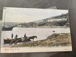 1904 Post Card Malpas Ferry Truro Cornwall Argall’s Series Miss Turner IOW - Picture 1 of 6