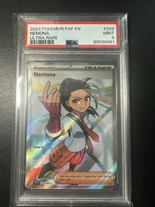 Pokemon TCG Paldean Fates Nemona Ultra Rare 229/091 PSA 9 - Picture 1 of 2