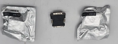 Three (3) Evga DVI to VGA adapter DVI Video - HD-15 - Image 1 of 4