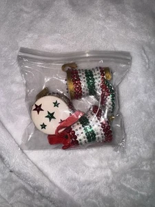 Vintage Beaded Christmas Ornaments - Picture 1 of 10
