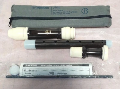 Grabadora barroca Yamaha YRA-38B, usada, incluye manual, desinfectada AAB - Imagen 1 de 4