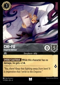 Chi-Fu - Imperial Advisor 2024 Disney Lorcana - Ursula's Return #177 Uncommon - Picture 1 of 2