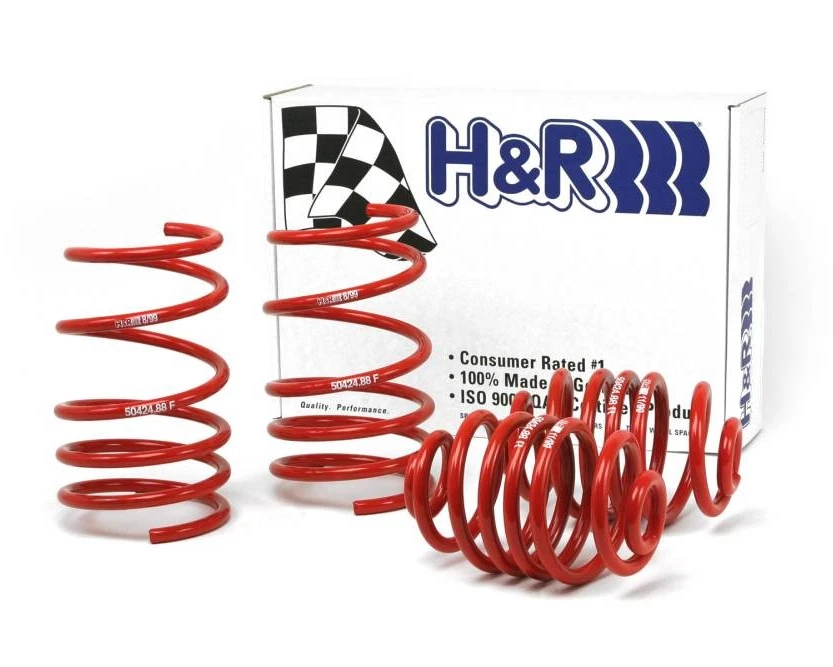Пружины занижения гоночные H&R 50424–88 для 1992–1998 BMW 325i/325is/328i/328is E36 - Изображение 1 из 3