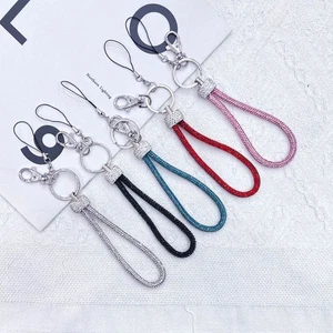 Bling Bling Rhinestone Phone Lanyard Phone Accessories - Photo 1 sur 8