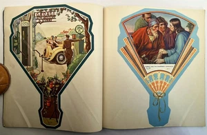 WERBEFANS 1933 VERKÄUFERMUSTERBUCH O.H.K. SCHÖNE FARBDESIGNS - Bild 1 von 12