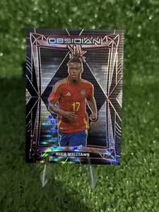 Nico Williams/44 Base Red Pulsar Spain from 2024-25 Panini Obsidian Soccer - Imagen 1 de 2