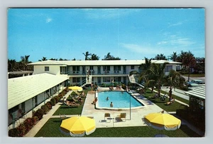 Pompano Beach FL-Florida, Ronny-Dee Apartments & Motel Vintage Souvenir Postcard - Picture 1 of 4