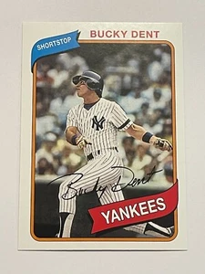 2016 Topps Archives 65th Anniversary Edition Baseball - Bucky Dent - Yankees - Picture 1 of 2