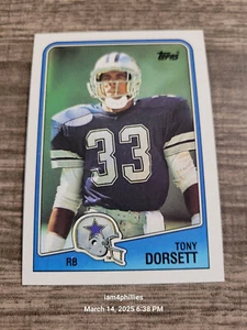 1988 Topps Football Card #262 Tony Dorsett - Pack Fresh Sharp Corners - Bild 1 von 2
