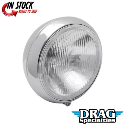 Faro Drag Specialties 2001-0328 cromado 7" para 86-17 FLST Foto 1 de 3