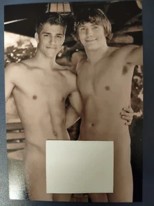 3.5 x 5 inch Reprint Photo - Two Handsome Nude Men - Gay Interest - Picture 1 of 6