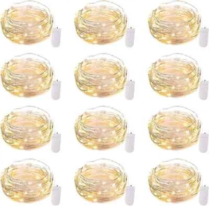 Brightown 12 Pack LED Fairy Lights Battery Operated String Lights - 7Ft 20LED Wa - Picture 1 of 6