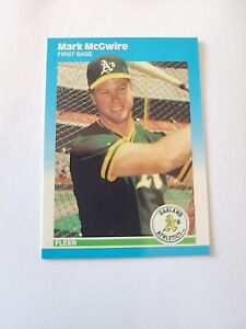 1987 Fleer Update Mark McGwire Rookie #U-76