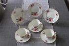 3 * Vintage Royal Victoria Summer Rose Trio's - 3 Cups 3 Saucers 3 Side Plates