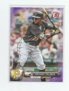2017 Bowman GREGORY POLANCO viola 108/250 - Foto 1 di 1