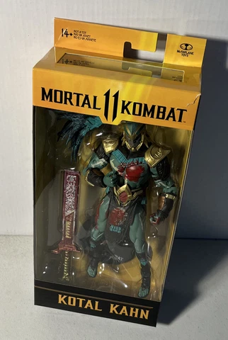 McFarlane  Mortal Kombat 11 video game  *  KOTAL KAHN Bloody *  7” Action Figure Cover