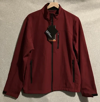 NEW Hawke & Co Mens Sz M Pro Series Performance Red Jacket Stretch Soft Shell - Image 1 of 4