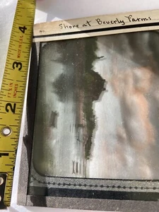 Beverly Farms Silber Foto Negativ Farbe Teich Szene 1800-1900’er Massachusetts - Bild 1 von 4