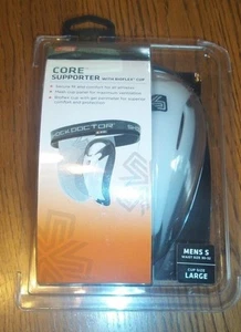 Mens 30-32 Small New Shock Doctor Core Supporter 213 with Bio flex Cup Sz Large - Picture 1 of 2