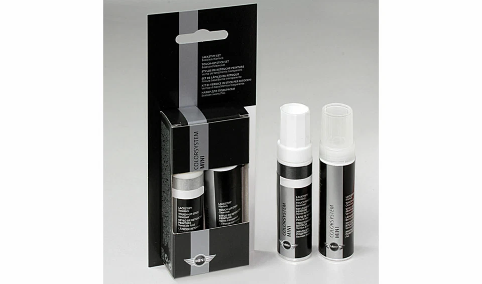 MINI Lackstift-Set Jet Black glänzend Farbcode 668 schwarz Felge 51910301838 - Bild 1 von 1