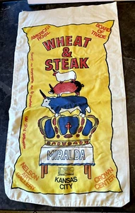 RARE Antoni Miralda Wheat & Steak Parade Grain Feed Bag Kansas City MO 1981 - Picture 1 of 12