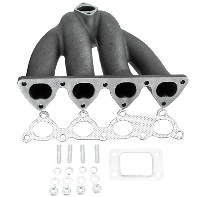 Cast Iron Exhaust Turbo Manifold For 1988-2000 Honda Civic CRX D-Series SOHC - Изображение 1 из 4
