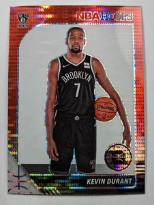 Panini NBA Hoops Premium Stock #61 2019-20 Kevin Durant Red Pulsar Prizm - Imagen 1 de 2