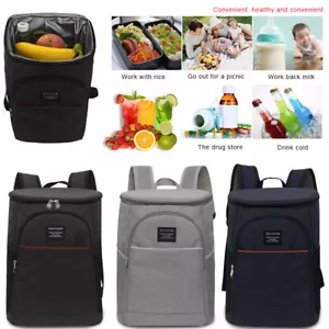 20L Insulated Picnic Backpack Waterproof Outdoor Cooler for Hiking Fishing Camp - Picture 1 of 13