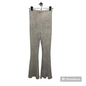 Urban outfitters fuori da sotto leggings svasati vita ultra alta a costine taglia media - Foto 1 di 7