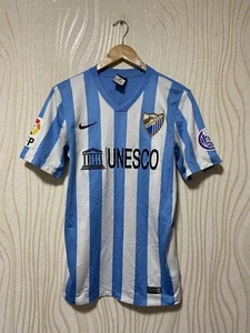 MALAGA 2014 2015 HOME FOOTBALL SHIRT SOCCER JERSEY NIKE 588411-412 sz S - Picture 1 of 12