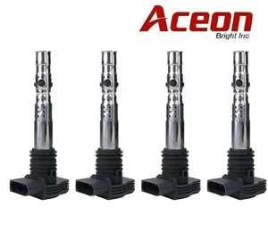 Set of 4 ACEON Ignition Coil For Audi & Volkswagen 00109 06B905115R - Picture 1 of 4
