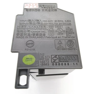 Adaptador de fuente de alimentación K30314/K30304 QK1-5862 se adapta a Canon iP4920 MG5320 MG5220 - Imagen 1 de 6