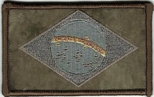 Braun hellbraun grau A-TACS AU Brasilien Flagge passt für VELCRO® BRAND Schlaufenverschluss - Bild 1 von 1