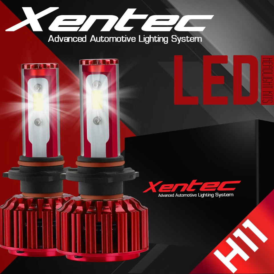 Kit faros LED HID XENTEC H11 blanco para Chevrolet Silverado 3500 HD 2007-2016 Foto 1 de 4