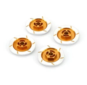 RC Auto 12mm Sechskant Scheibenbremsen für Tamiya TT01 TT02 HPI RS4 Traxxas 4tec Gold - Bild 1 von 5