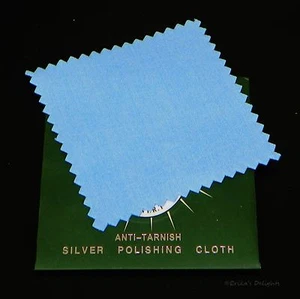 Anti-Anlauf Poliertuch für Sterlingsilber Schmuck 1 Stck. - Bild 1 von 1