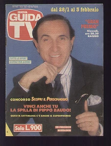 GUIDA TV MONDADORI 4/1990 PIPPO BAUDO CAPODISTRIA MONTECARLO TELEROMA RETEMIA - Picture 1 of 1