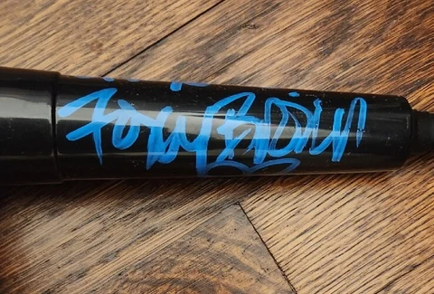 FOXY BROWN SIGNED MICROPHONE NEW YORK RAPPER TOUGH SIG FULL NAME W/COA SUPERRARE Cover