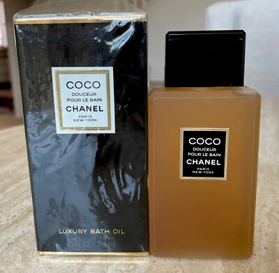 Aceite de baño de lujo Chanel Coco Douceur Pour Le Bain. 4,9 FL. OZ. 145 ML. ¡SELLADO! Foto 1 de 4