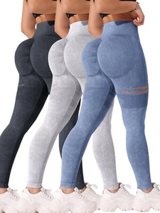 Sexy sportliche Damen-Yogahose Po-Lifting hohe Taille Bauchkontrolle - Bild 1 von 20