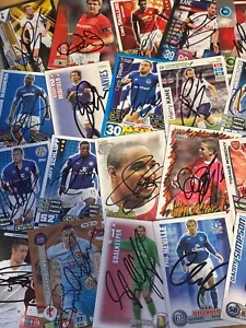 match attax, Shoot Out And Other all Signed Cards 4 - Picture 1 of 51