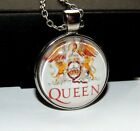 Queen Band Logo Anhänger Halskette Schmuck, Freddie Quecksilber Schmuck, Queen Symbol