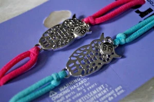 Ƹ̵̡Ӝ̵̨̄Ʒ ♥ BF Eulen Armband ♥ 2tlg Claire´s Best Friends Neu BFF NEU Freunde - Bild 1 von 3