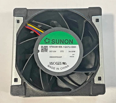 Supermicro FAN-0213L4 80x80x38 mm, 14.4K RPM Cooling Fan for 3U8N Microcloud - Image 1 of 2