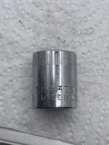 Vintage Craftsman USA 14 MM 12 Point 3/8" Drive Shallow Socket VV Series 44305 - Picture 1 of 6