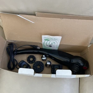 Masajeador infrarrojo portátil Speedy Thumper TS-278 con los 6 accesorios funcionando - Imagen 1 de 10